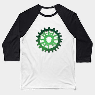 Green Industrial Gear Design No. 475 Baseball T-Shirt